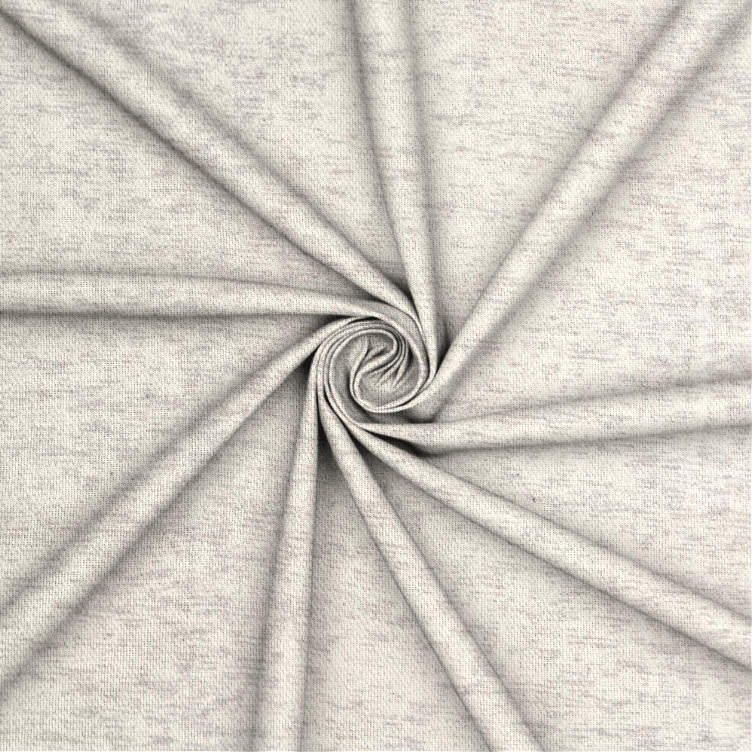 Track Suiting Brushed Cotton Melange Cream - Ragland Fabrics