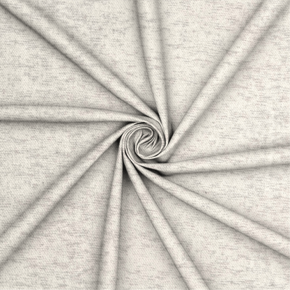Track Suiting Brushed Cotton Melange Cream - Ragland Fabrics