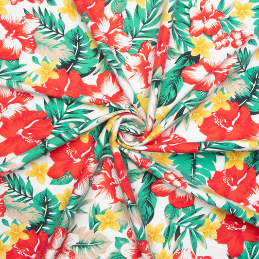 Floral Stretch Cotton Sateen