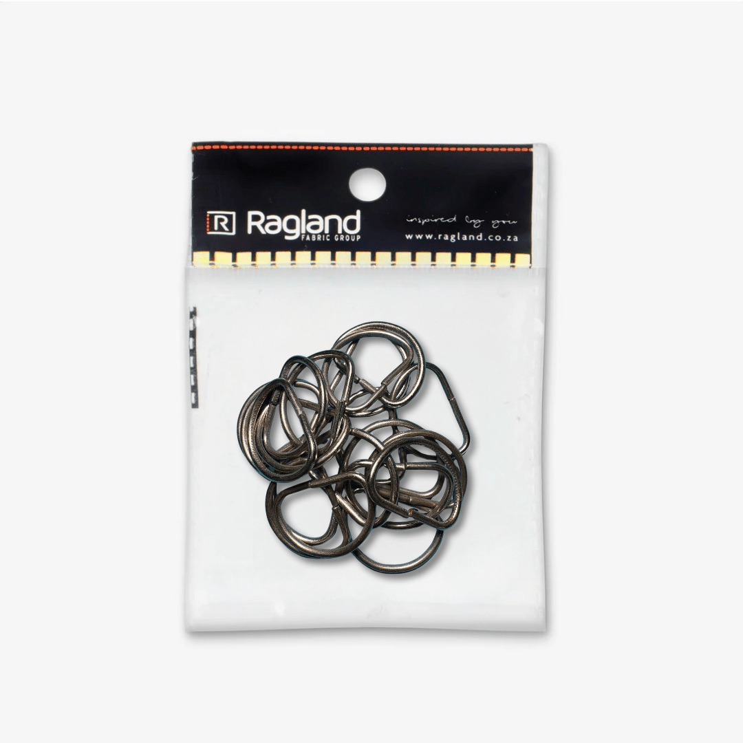D - Ring Metal 20mm Un - Welded - Ragland Fabrics