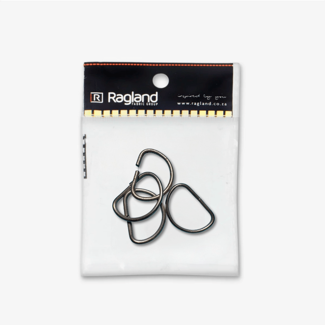 D - Ring Metal 20mm Un - Welded - Ragland Fabrics