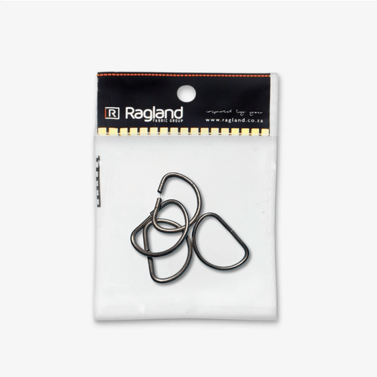 D - Ring Metal 20mm Un - Welded - Ragland Fabrics
