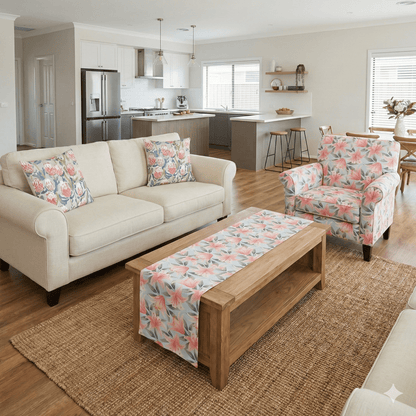 Printed Velvet Lillies - Ragland Fabrics