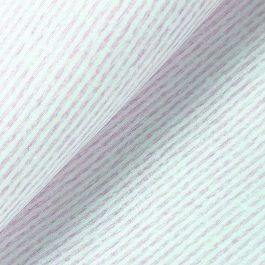 Cotton Knit Stripe Baby Pink