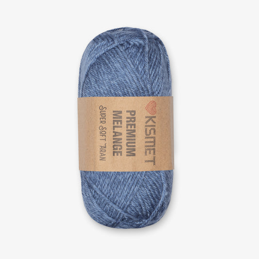 Premium Melange Aran Cobalt #311