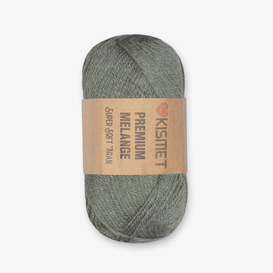 Premium Melange Aran Dove Grey #322