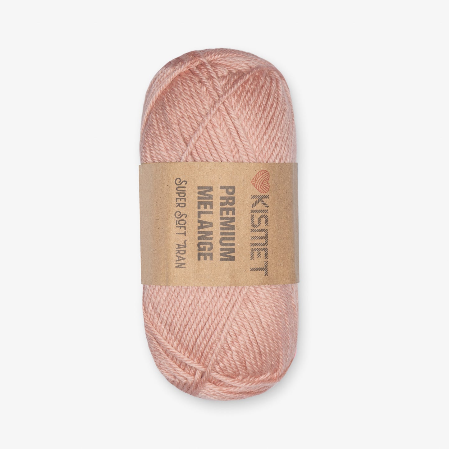 Premium Melange Aran Dusty Pink #316