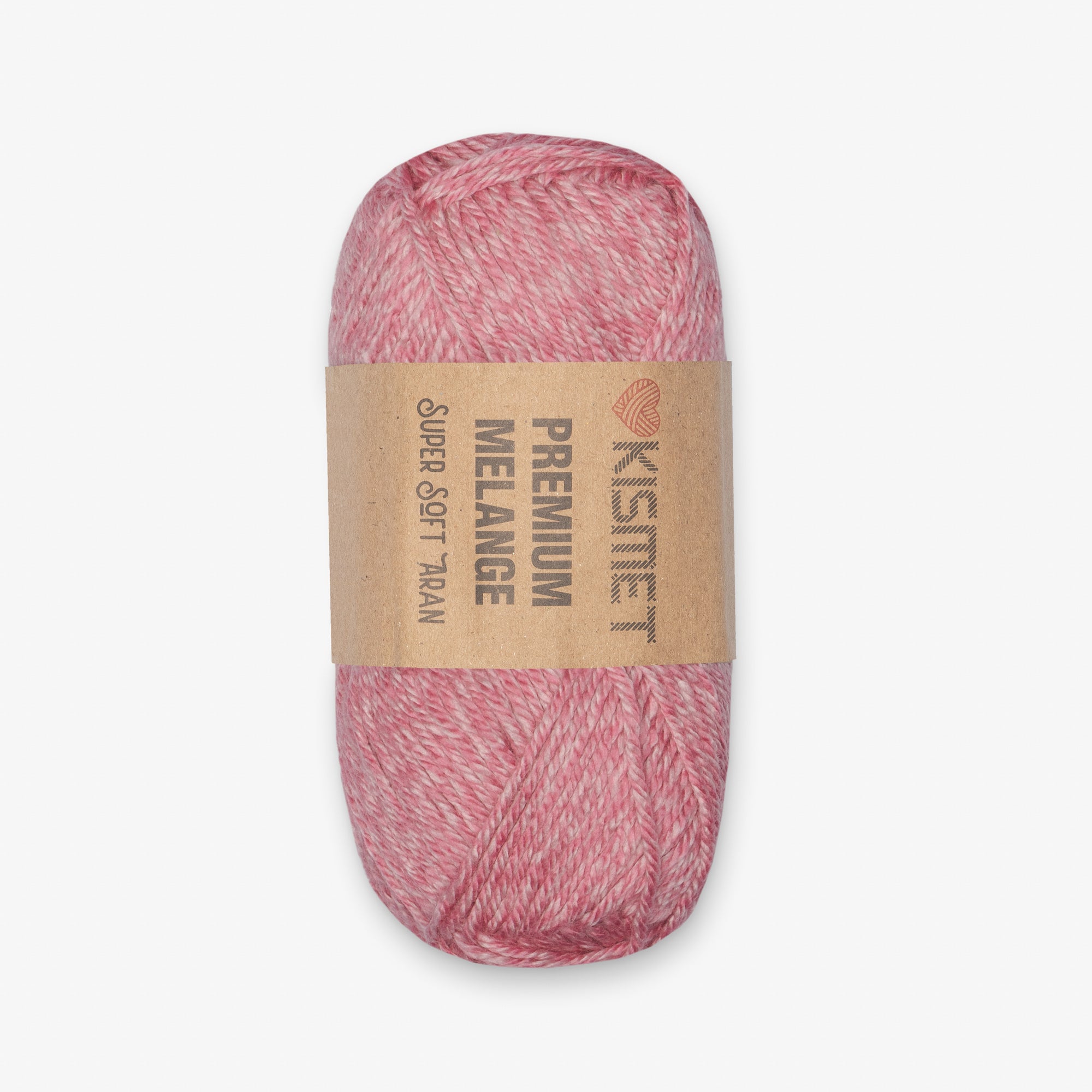 Premium Melange Aran Light Pink #321 | Ragland Fabrics | Order Online