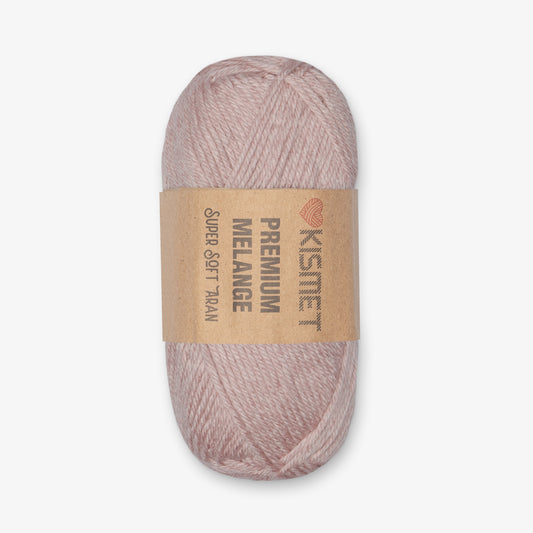 Premium Melange Aran Pale Pink #308