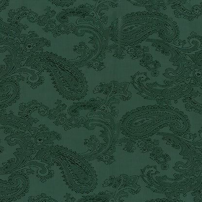 Acetate Paisley Lining | Forest - Ragland Fabrics
