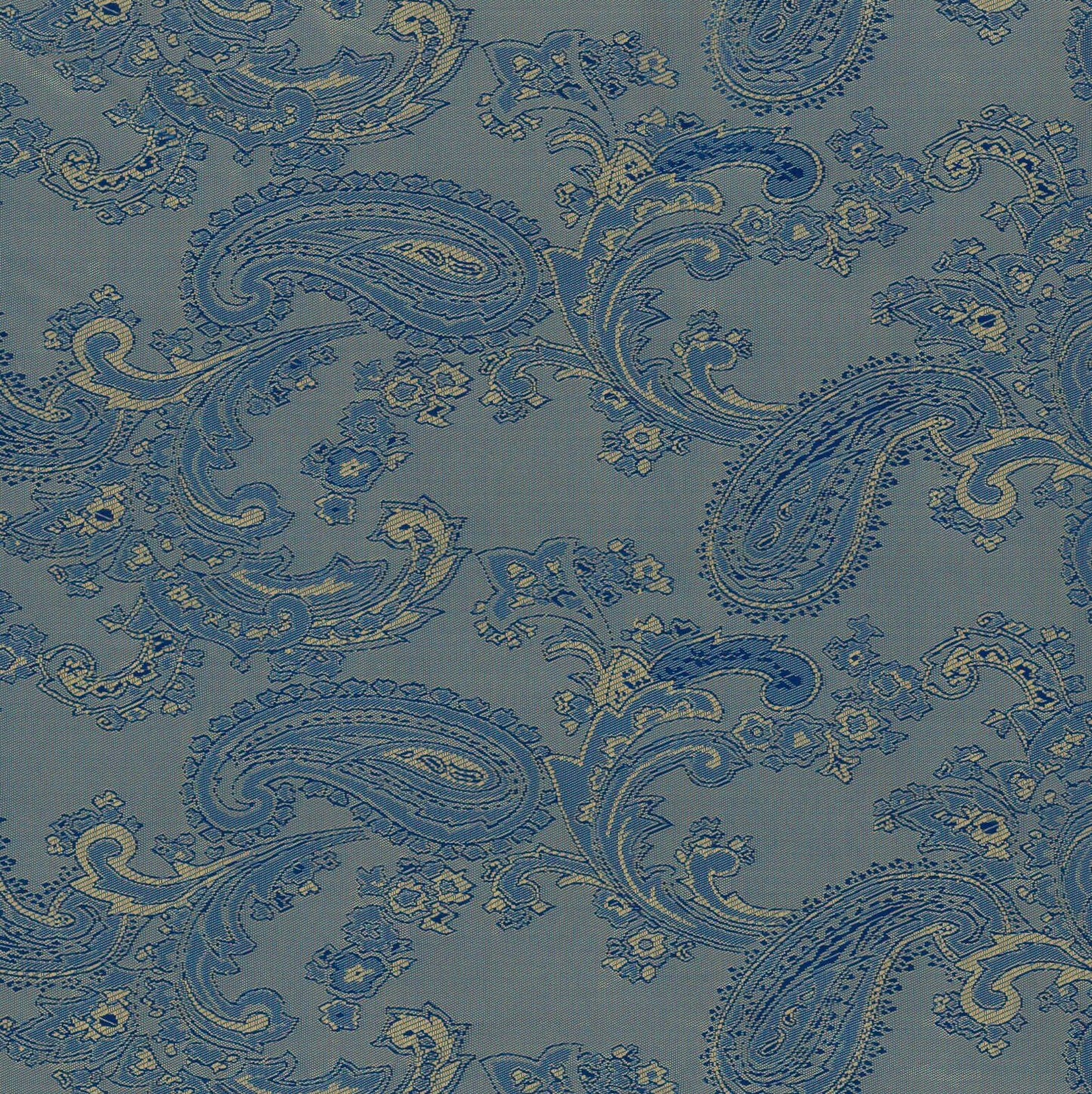 Acetate Paisley Lining | Navy - Ragland Fabrics