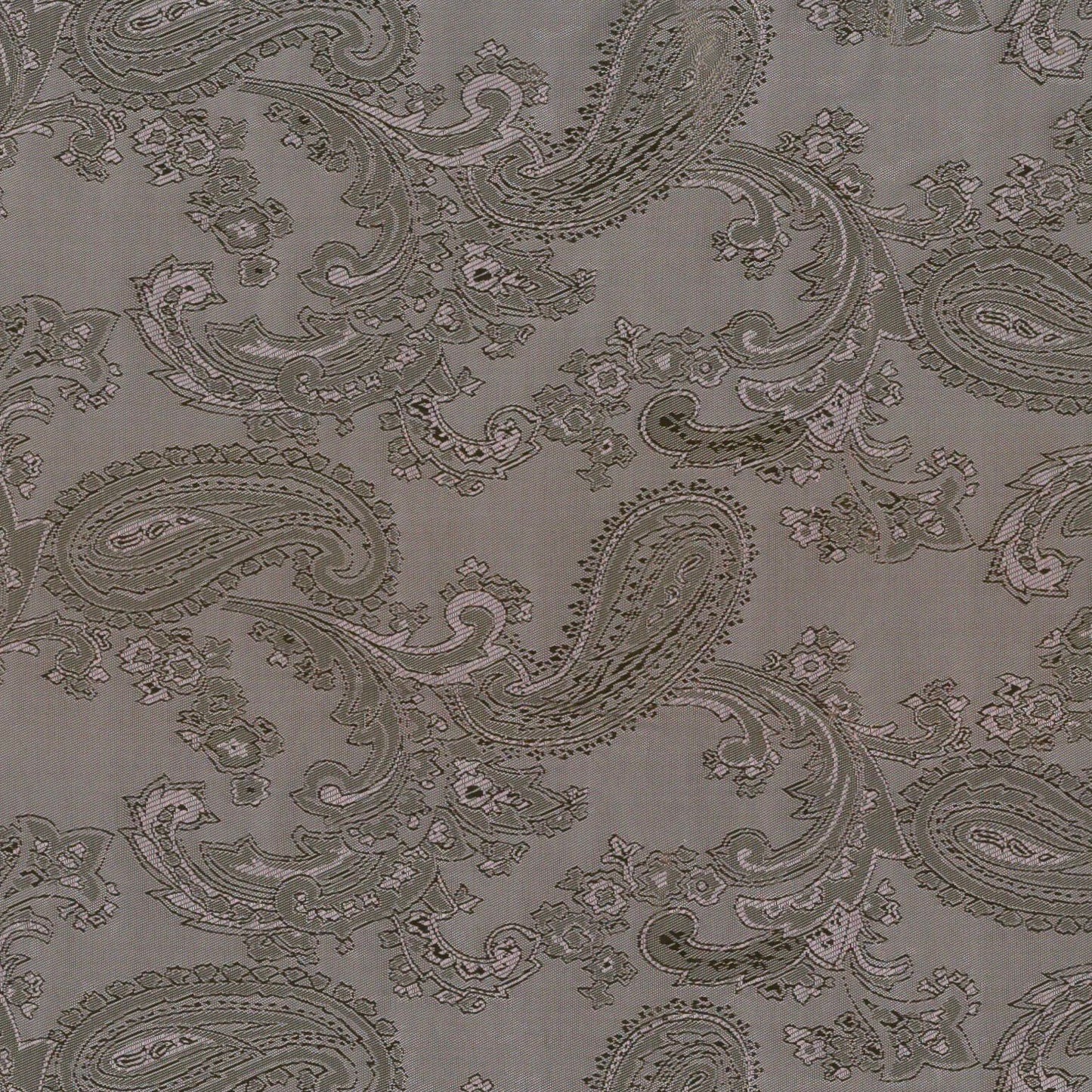 Acetate Paisley Lining | Taupe - Ragland Fabrics