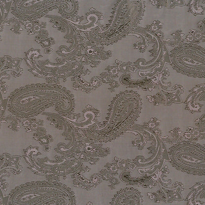 Acetate Paisley Lining | Taupe - Ragland Fabrics