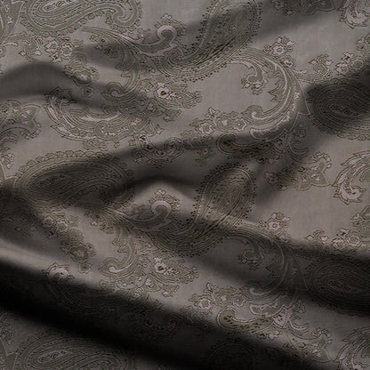 Acetate Paisley Lining | Taupe - Ragland Fabrics