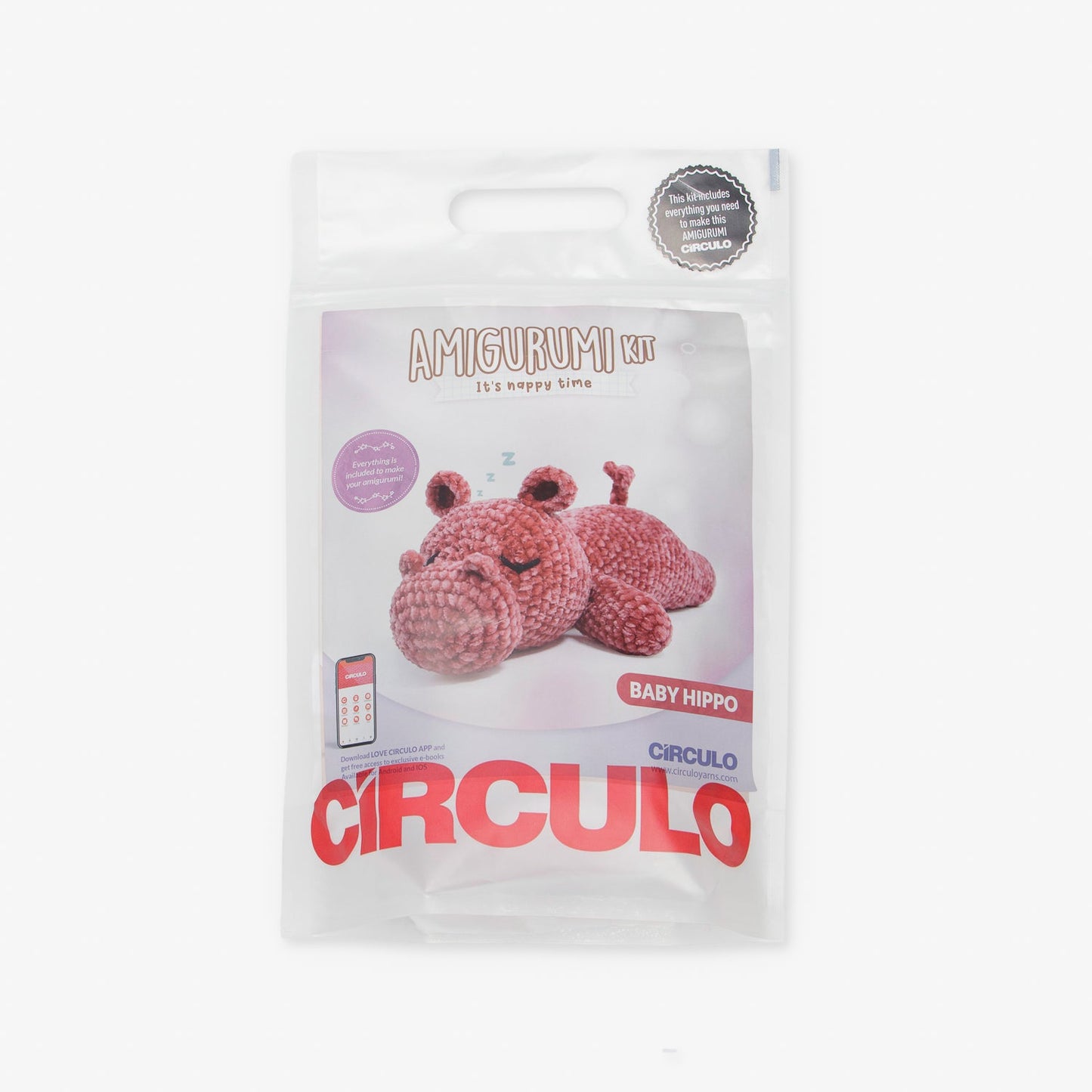 Amigurumi Kit Hippo - Ragland Fabrics