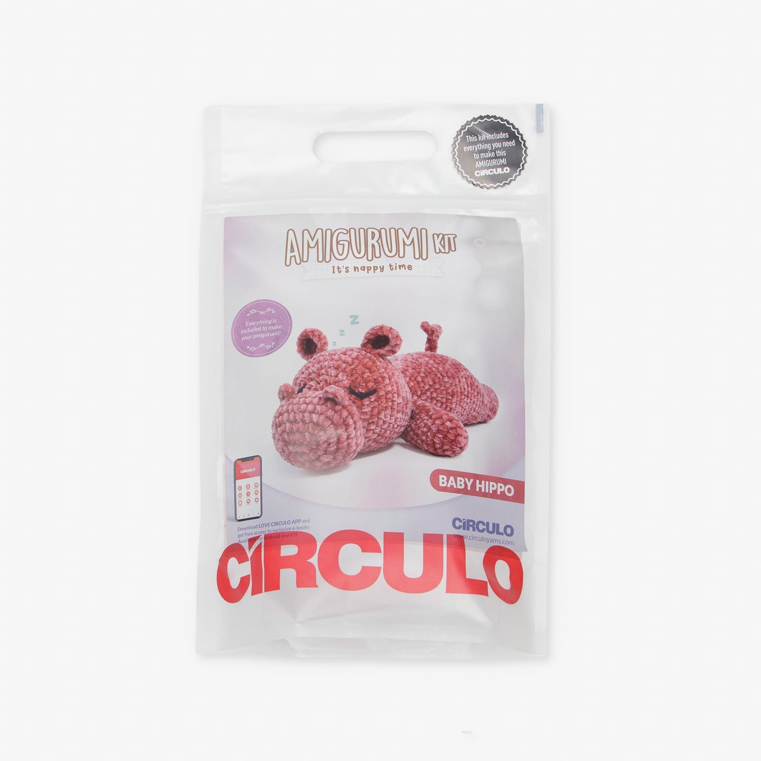 Amigurumi Kit Hippo - Ragland Fabrics