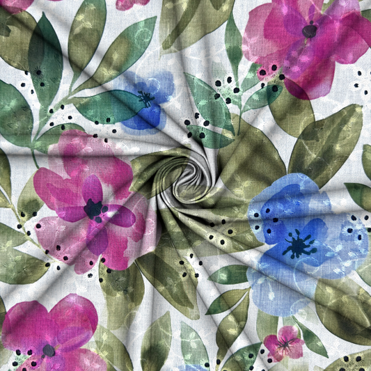 Printed Anglaise Dress Des. 1