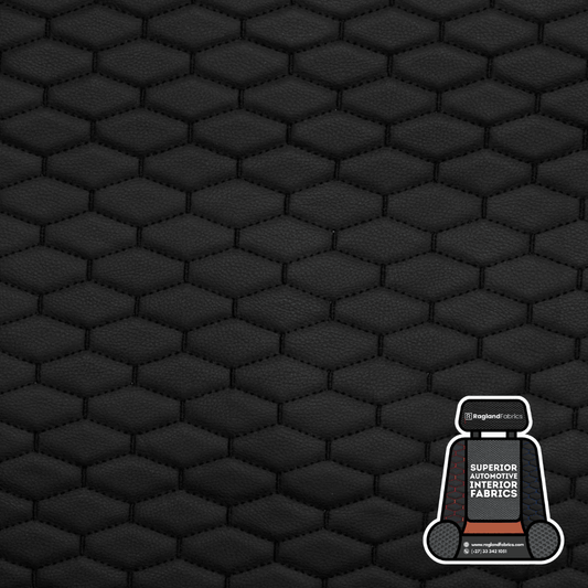 Automotive Upholstery Bentley Black - Ragland Fabrics