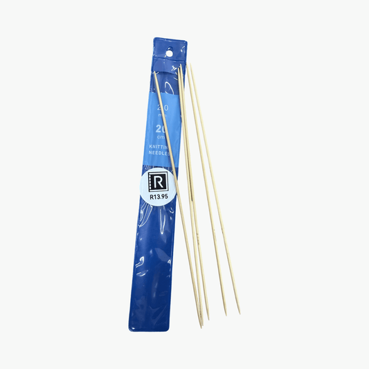 Bamboo Knitting Needles 2mm TO BE DISC - Ragland Fabrics