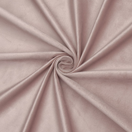 Bella Rosa Plain Velvet 140cm Rose Cloud - Ragland Fabrics
