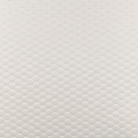 Bellahex Quilted Velvet 140cm Bone White - Ragland Fabrics