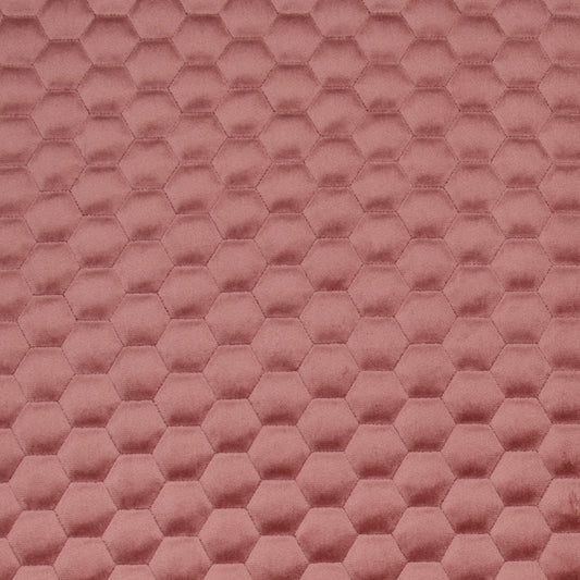 Bellahex Quilted Velvet 140cm Spiced Coral - Ragland Fabrics