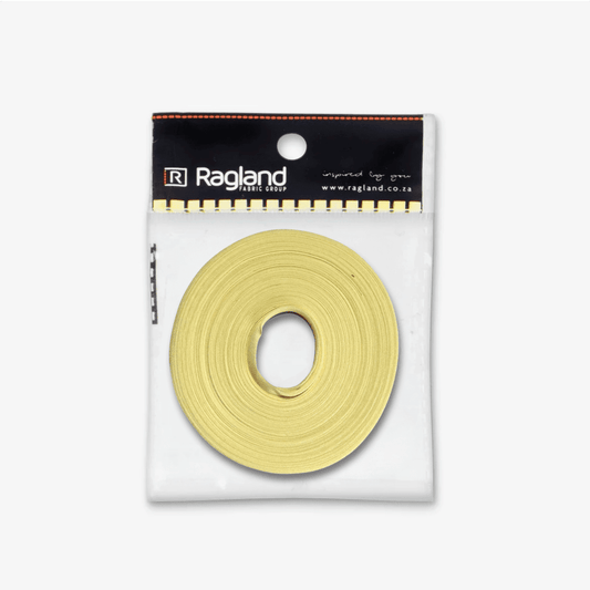 Bias Binding 14mm (20m Rolls) | Baby Yellow - Ragland Fabrics
