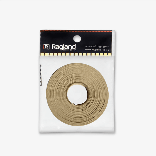 Bias Binding 14mm (20m Rolls) | Beige - Ragland Fabrics