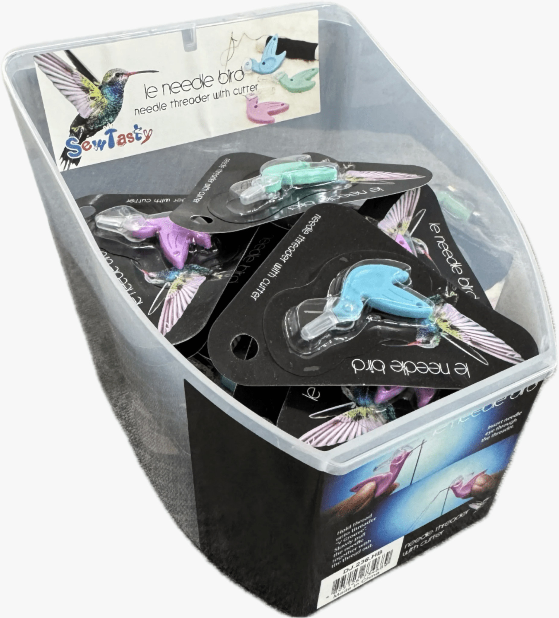 Bird Needle Threader With Cutter - Ragland Fabrics