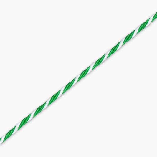 Blazer Cord - Emerald/White Twist - Ragland Fabrics