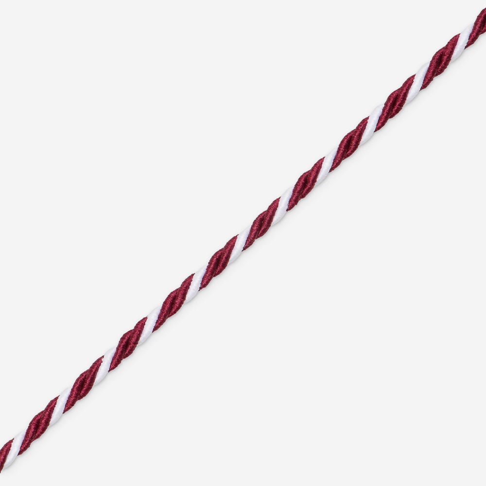 Blazer Cord - Maroon/White Twist - Ragland Fabrics