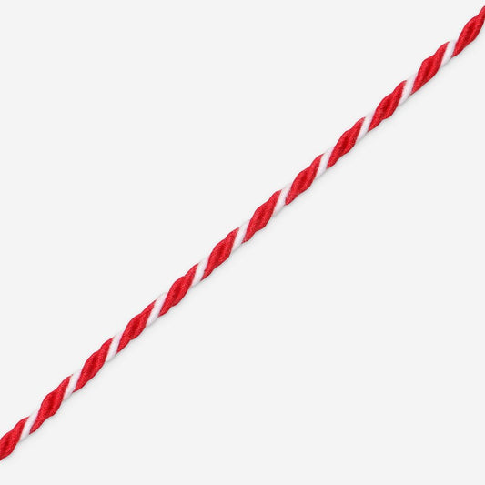 Blazer Cord - Red/White Twist - Ragland Fabrics