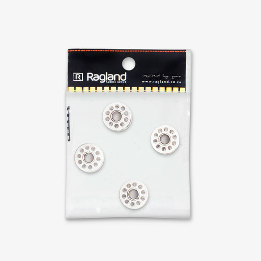 Bobbin 10 Hole Metal (Pack of 4) - Ragland Fabrics