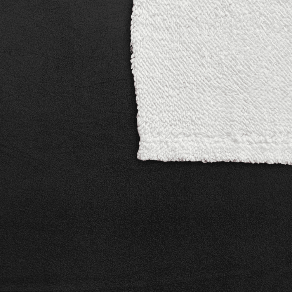 Bonded Fleece Black - Ragland Fabrics