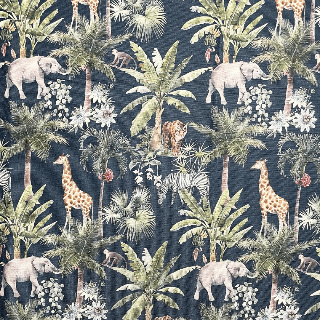 Box Weave Furnishing Night Jungle