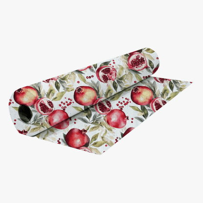 Box Weave Furnishing Pomegranate White - Ragland Fabrics