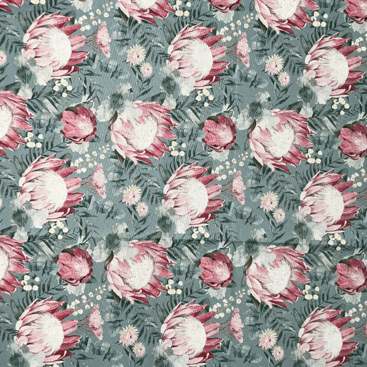 Box Weave Furnishing Protea Duck Egg