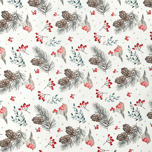 Box Weave Furnishing Robin White