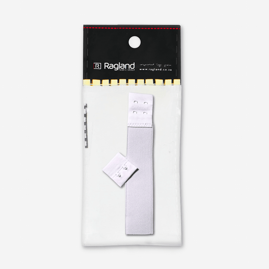 Bra Back Extender - 28mm | White - Ragland Fabrics
