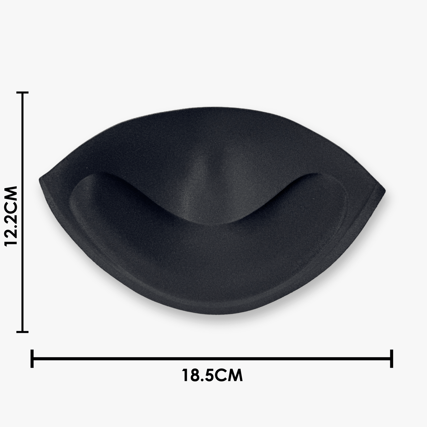 Bra Cups XXL | Black - Ragland Fabrics