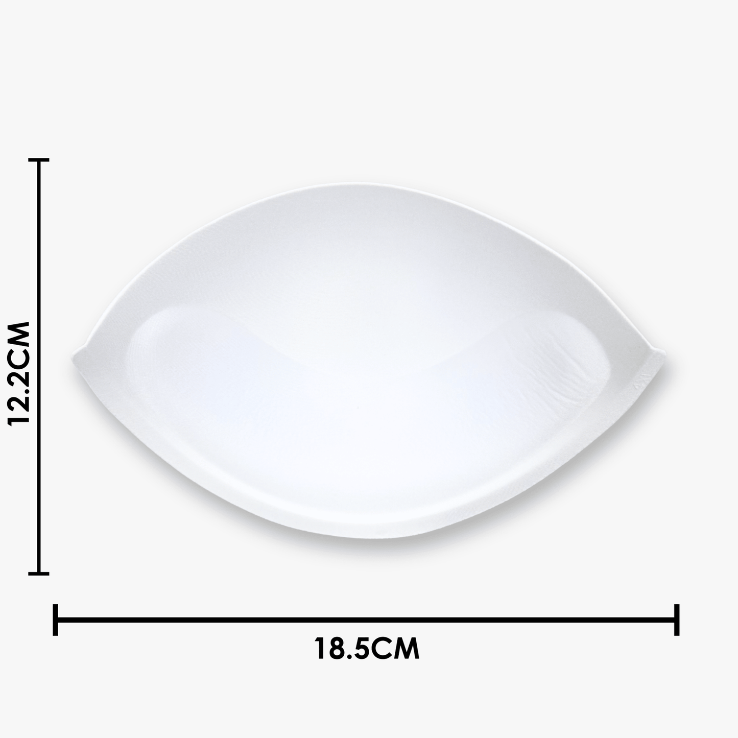 Bra Cups XXL | White - Ragland Fabrics