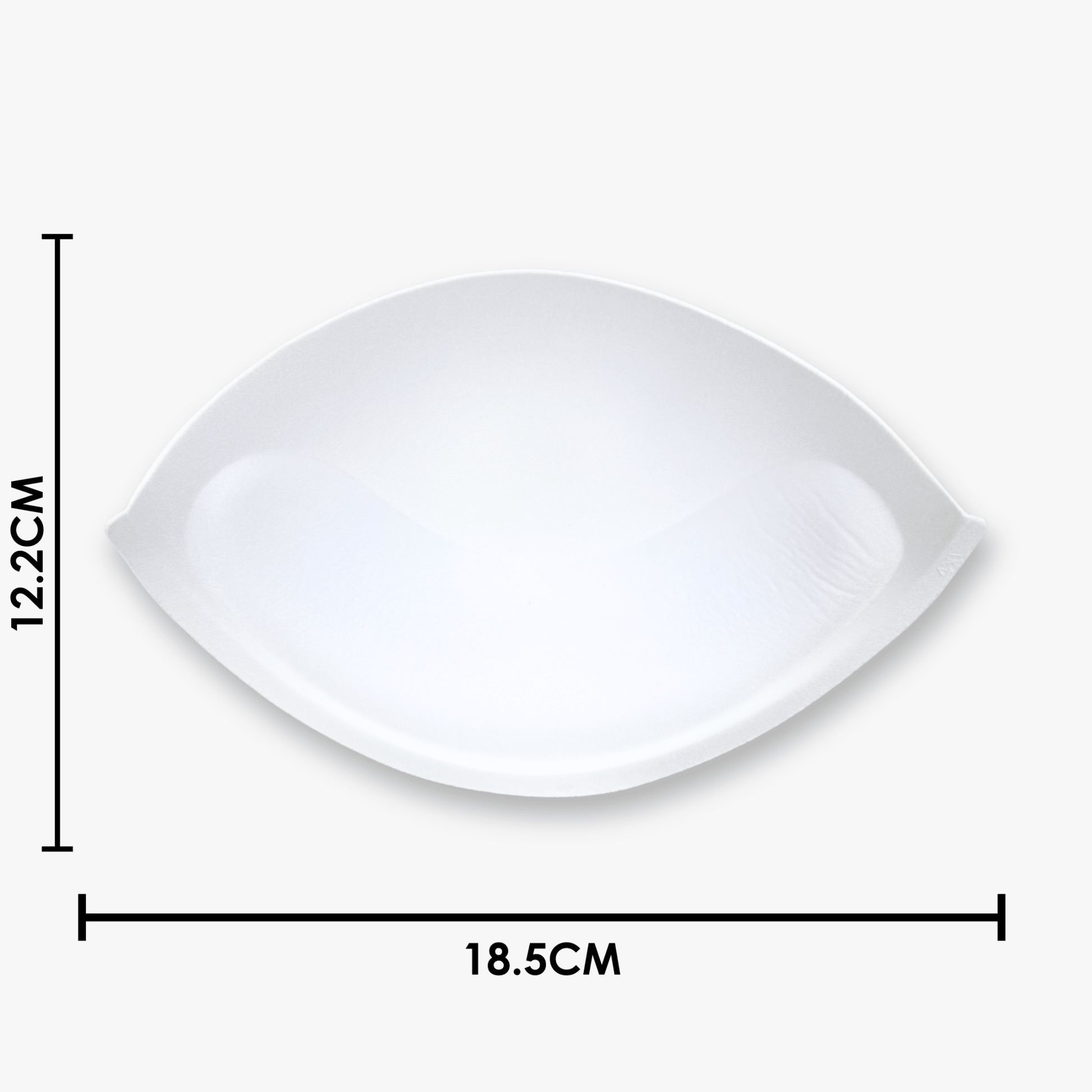 Bra Cups XXL | White - Ragland Fabrics