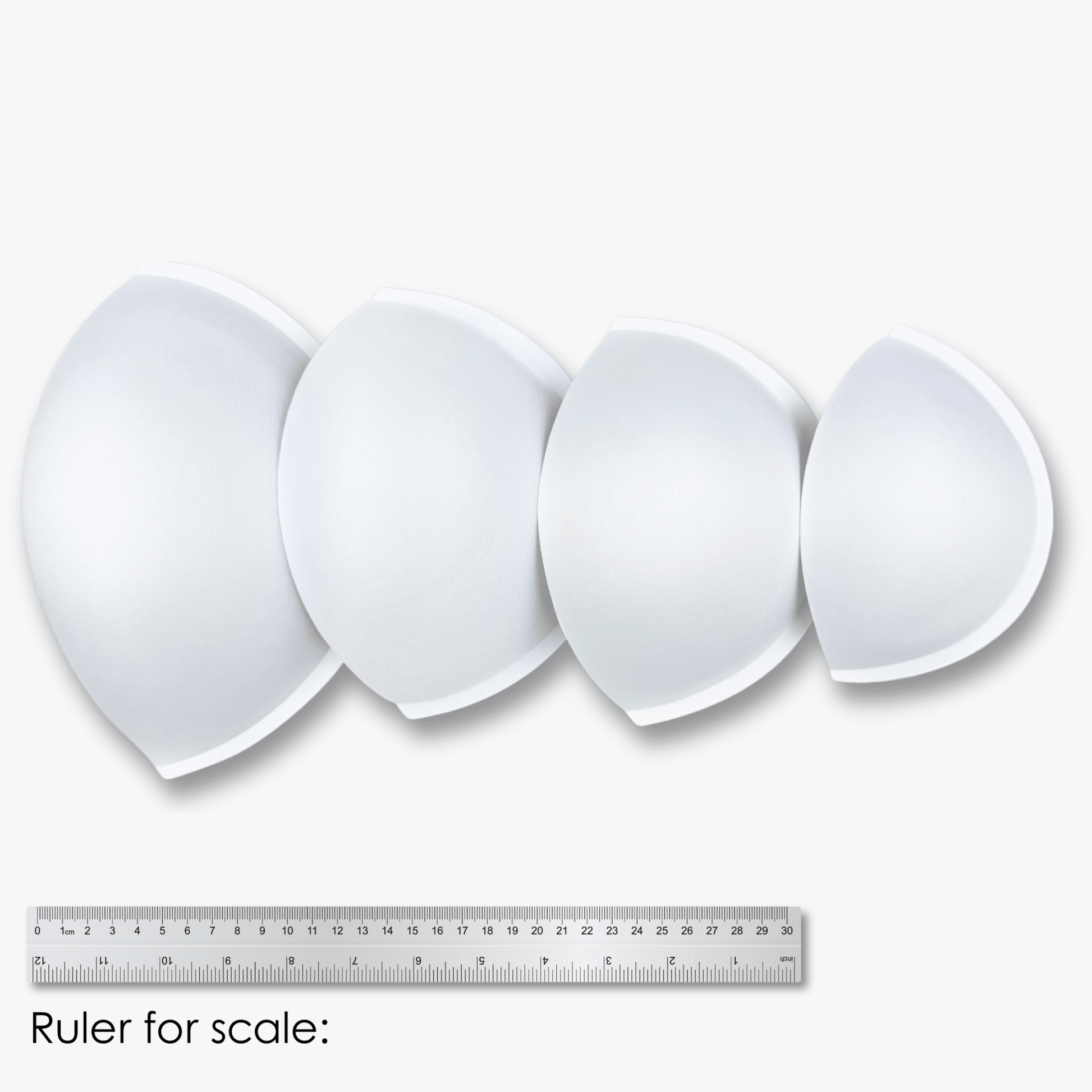 Bra Cups XXL | White - Ragland Fabrics