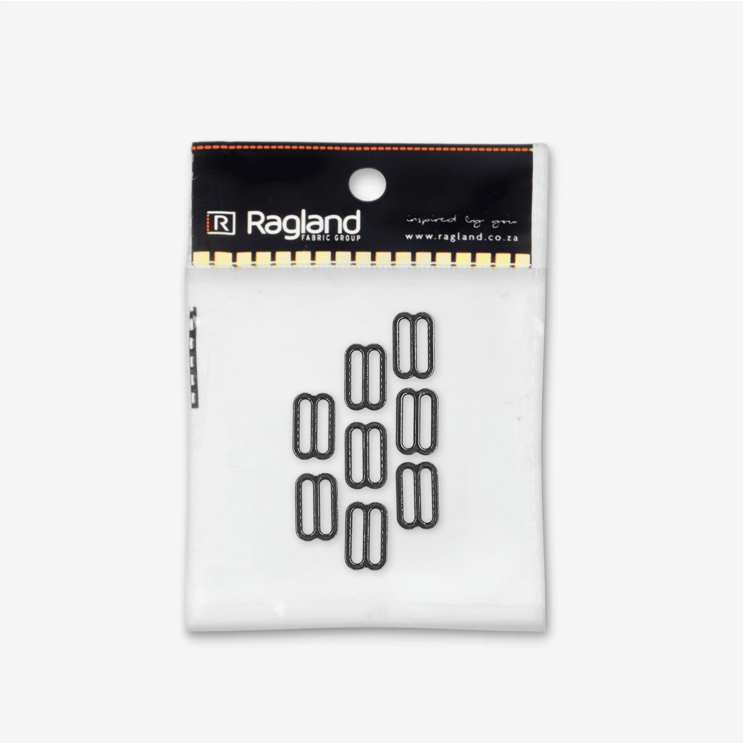 Bra Strap Adjuster - 15mm | Black - Ragland Fabrics