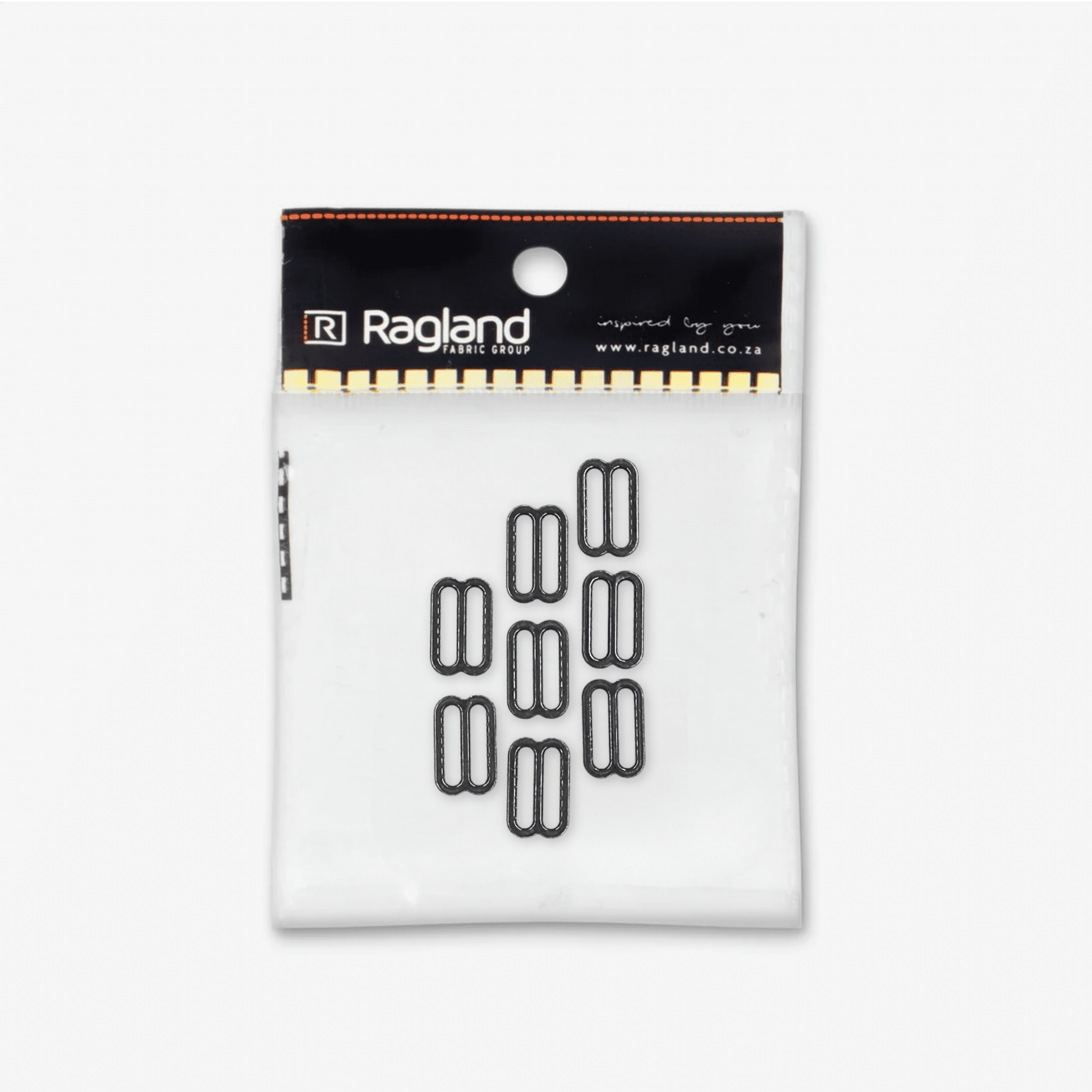 Bra Strap Adjuster - 15mm | Black - Ragland Fabrics