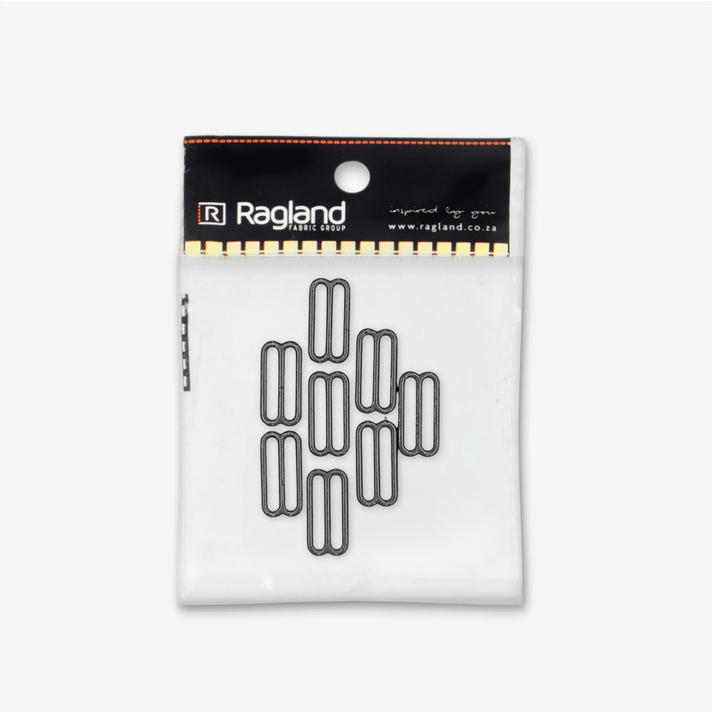 Bra Strap Adjuster - 22mm | Black - Ragland Fabrics