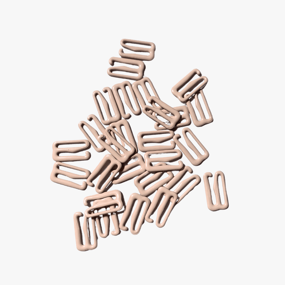 Bra Strap Buckles - 15mm | Cream - Ragland Fabrics