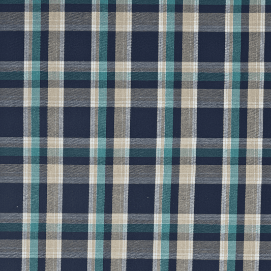 Brushed Checks Bluesy 7 - Ragland Fabrics