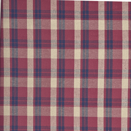 Brushed Checks Redbone 7 - Ragland Fabrics