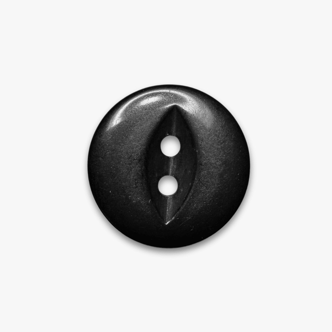 Buttons Fish Eye Black - 19mm - Ragland Fabrics